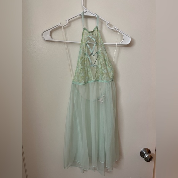 Victoria Secret Keyhole Neck Babydoll Lingerie - Picture 1 of 4